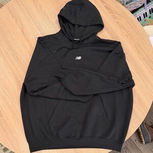 New Balance Men's Oversized Black Hoodie